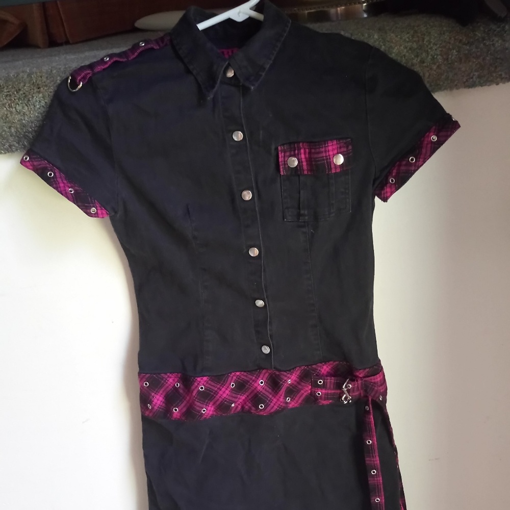 Tripp NYC mini punk goth dress